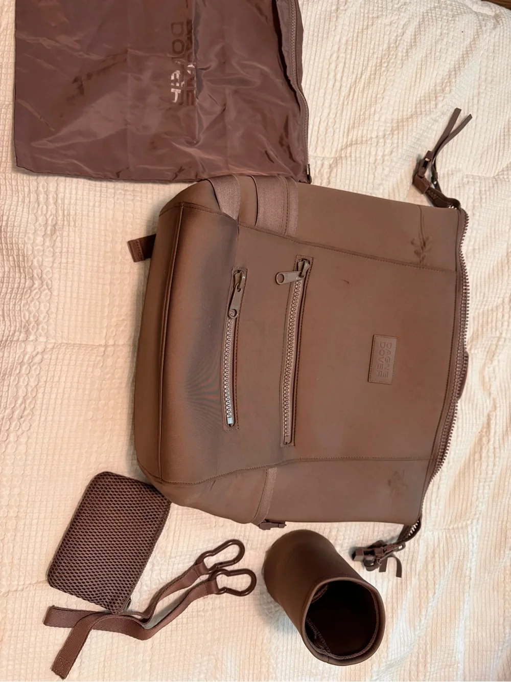 Dagne Dover Large Indi Diaper bag in Dune